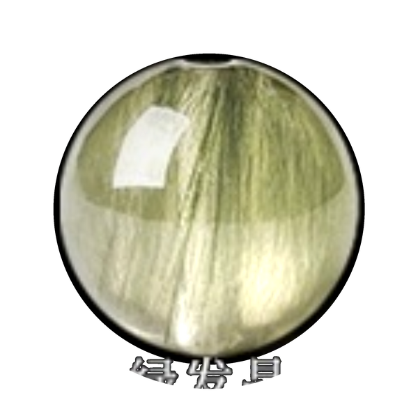 Gold Rutile Quartz 8mm product bead